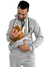 Buzo kangoo-pouch grey - comprar online