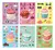 Combo Set 6 Planchas Stickers Infantiles Caras Divertidas - comprar online
