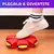 Pelota Frisbee 2 en 1 Mágica con Luces LED Transformable Juego Aire Libre