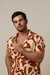 Camisa Tribal Marrom na internet