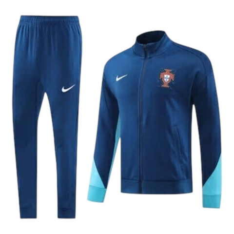 Conjunto Seleção Portugal Treino 24/25 - Masculino Nike - Azul