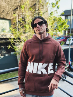 BUZO HOODIE MARRON - comprar online