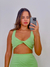 Conjunto Cropped torcido + Saia tubinho - loja online