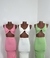 Conjunto Cropped torcido + Saia tubinho - comprar online