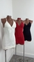 Vestido mini Decote na internet
