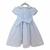 Vestido Infantil Branco Bordado Rosa Casinha de Abelha - Rafaela na internet