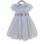 Vestido Infantil Branco Bordado Rosa Casinha de Abelha - Rafaela