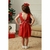 Vestido Infantil Clássico Vermelho Cavado - Oxford - comprar online