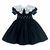 Vestido Infantil de Luxo Casinha de Abelha Eleonor - Preto