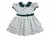 Vestido Infantil de linho Babado - Flores de Outono