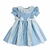 Vestido Infantil Olivia - Vichy Azul - Little Closet