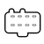 Interruptor Pisca Alerta Para Ford BC4513A350BA 24v DNI2236 - Dkw Store