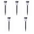 5 Luminárias Solares Balizadora Led Branco Frio Dni6122