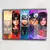 Quadro Metalizado Naruto Itachi Jiraya Obito Madara Shippuden Brilhante 30 x 40 - comprar online