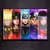 Quadro Metalizado Naruto Itachi Jiraya Obito Madara Shippuden Brilhante 30 x 40