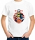 Camiseta Naruto Kakashi Sasuke Sakura , Anime Poliéster Dry Fit Unisex