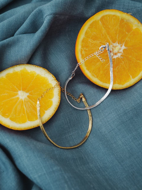 Pulseira Coral Prateada