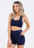 Conjunto Shorts e Top Line Medieval Blue - Poliamida - comprar online