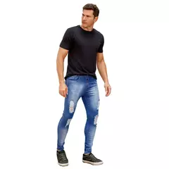 Calça Super Skinny Rasgada Linha Premium - comprar online