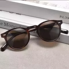 Óculos De Sol Clássico Oval Transparente - comprar online