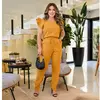 Conjunto Feminino Casual Calça em Linho De Algodão - comprar online