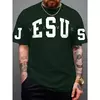 Camiseta Masculina Jesus Vive 100% Algodão