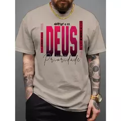 Camisa Masculina Deus Prioridade Blessed na internet