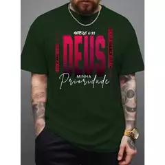 Camisa Masculina Deus Prioridade Blessed