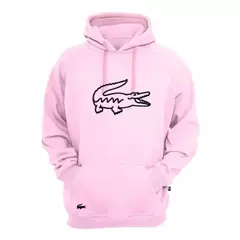 Blusa de frio moletom Cangurú Lacoste estampado - Pandadripp