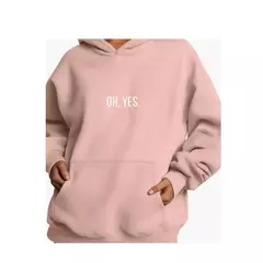 Blusa De Frio Moletom Estampado Canguru com Capuz - Pandadripp