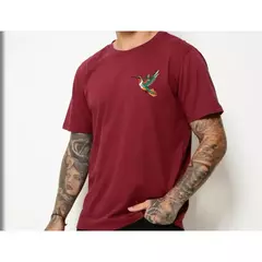 Camisa Gola Redonda Beija Flor Malha Premium na internet