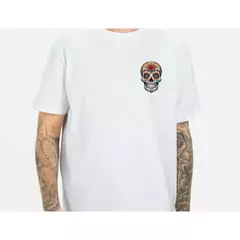 Camisa Gola redonda Caveira Mexicana Malha Premium na internet