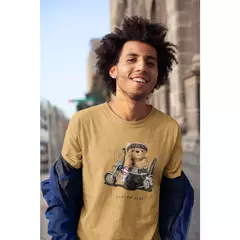 Camiseta Masculina Estampada Ursinho Street Wear Slim na internet