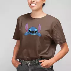 Camisa Feminina T-Shirt Tendência Gola Redonda - comprar online