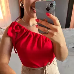 Blusa Feminina Um Ombro Duna Elegante - loja online
