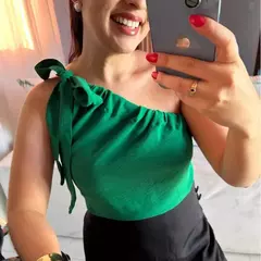 Blusa Feminina Um Ombro Duna Elegante - Pandadripp