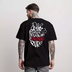 Camisa Masculina "Coração Puro" Street Wear - Pandadripp