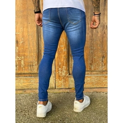 Calça Jeans Masculina Skinny Rasgada Destroyed - loja online