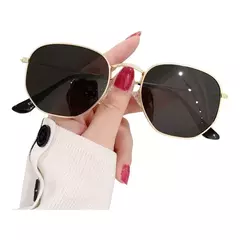 Óculos De Sol Hexagonal Unissex Proteção UV - comprar online