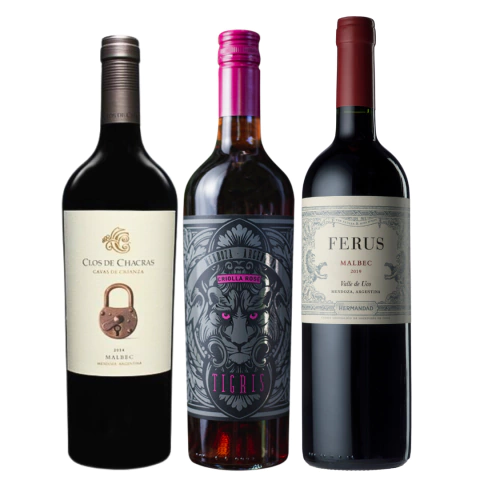 Combo Vinos Boutique Cavas + Tigris + Ferus