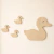 Silueta de PATO + PATITOS