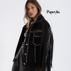 MAXI CAMPERA LANA BLACK