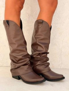 BOTAS TEXANAS MUNA CHOCO en internet