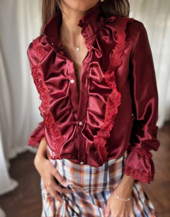 CAMISA MOLTEN BORDO en internet