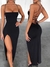 Vestido Longo Com Fenda e Costa Nu – Para Brilhar em Qualquer Ocasião! - comprar online