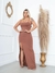 Vestido Longo Com Fenda e Costa Nu – Para Brilhar em Qualquer Ocasião!