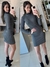Elegância e Conforto no Inverno – Vestido Tubinho Canelado de Manga Longa - RicxExpress