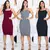 Kit 3 Vestidos Canelados Alcinha Midi – Multicores do P ao GG na internet