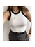 Blusa Regata Bicolor Blogueira Slim Fit – Estilo & Conforto no Verão - loja online