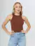 Imagem do Regata Canelada Feminina Top Essential Trend
